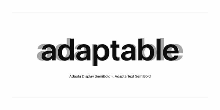 Adapta Font Image 2