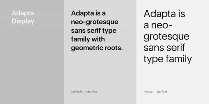 Adapta Font Image 4
