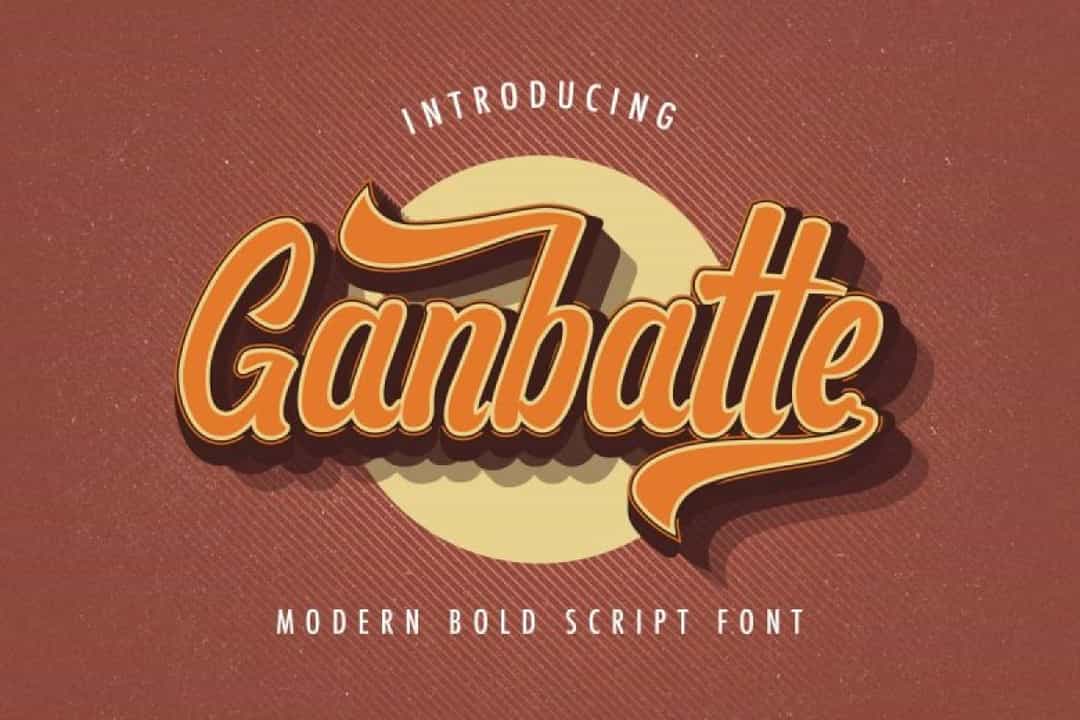 Ganbatte Font Image 1