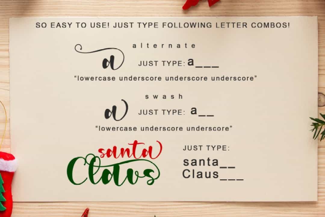 Christmas Magic Font Image 2