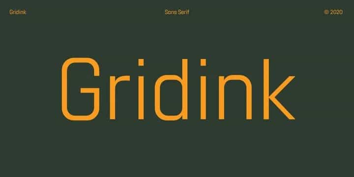 Gridink Font Image 1