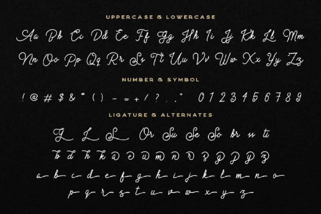 Andromeda Font Image 3