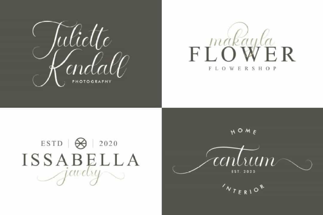 Gloria Beauty Font Image 2