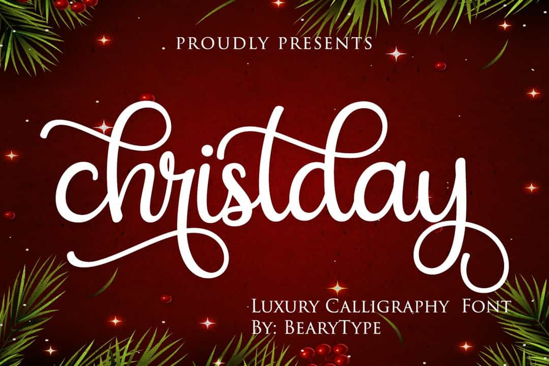 Christday Font Image 1