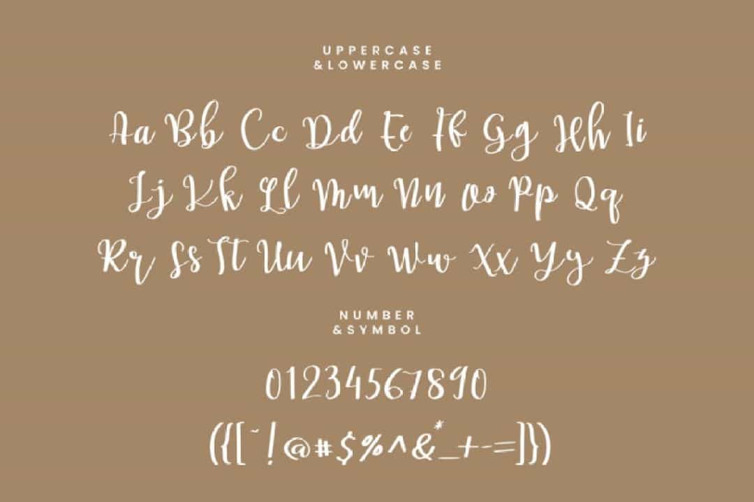 Besties Font Image 3