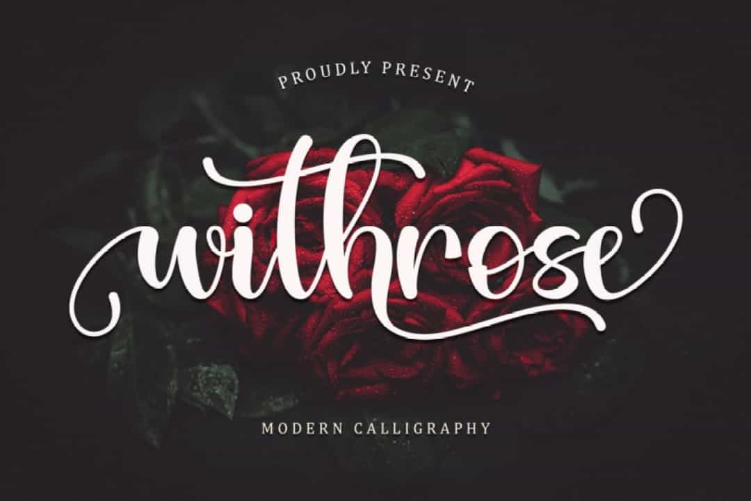 Withrose Font Image 1
