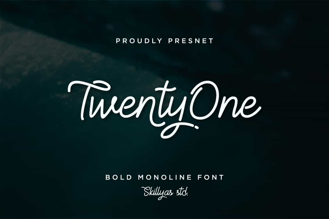 TwentyOne Font Image 1