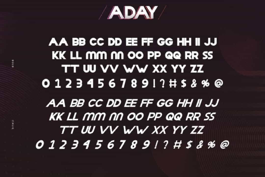 Aday Font Image 3