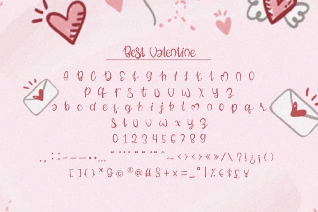 Best Valentine Font Image 3