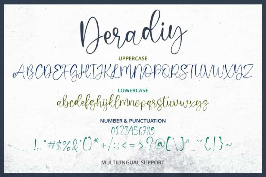Deradiy Font Image 3