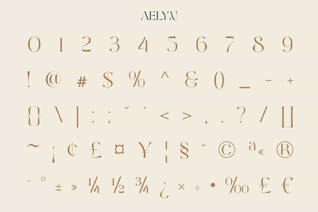 Aelyn Font Image 3