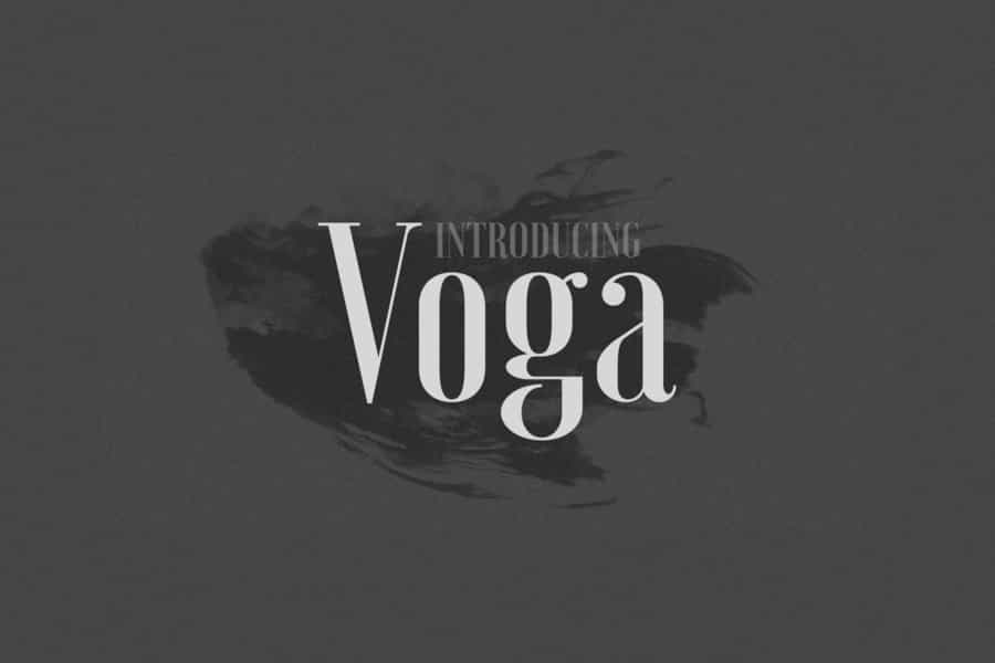Voga Font Family Image 1