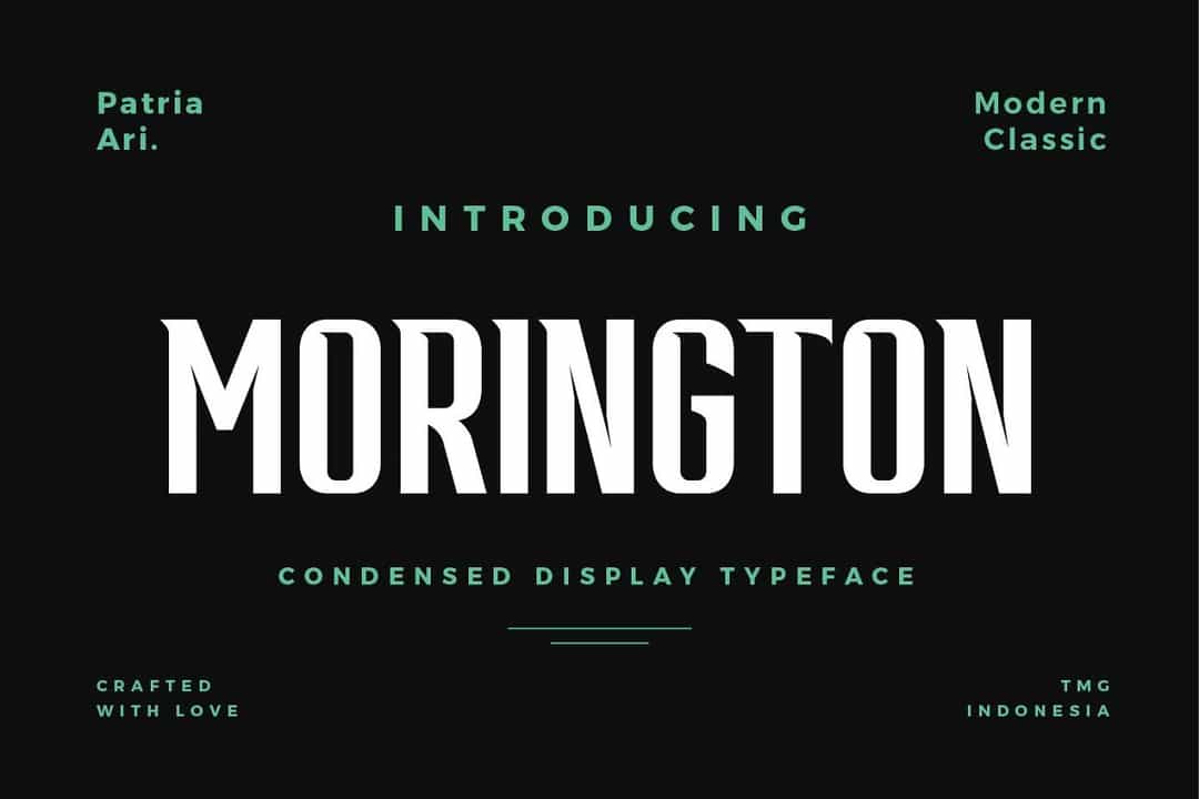 Morington Font Image 1