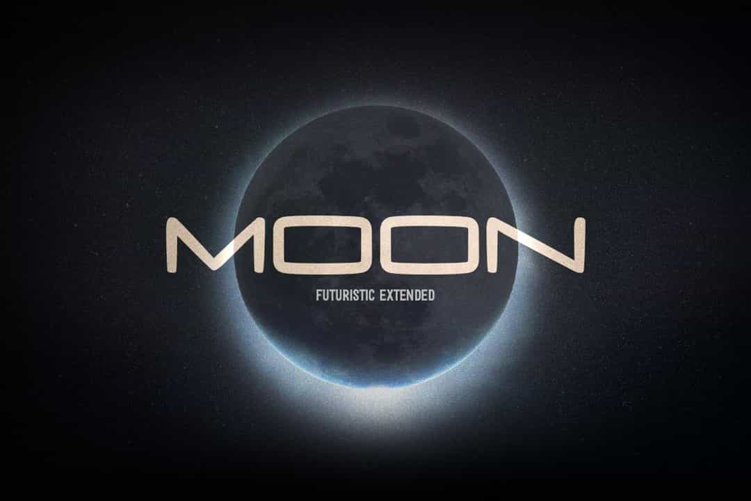Moon Font Image 1