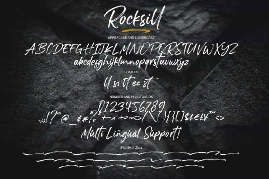 Rocksill Font Image 3