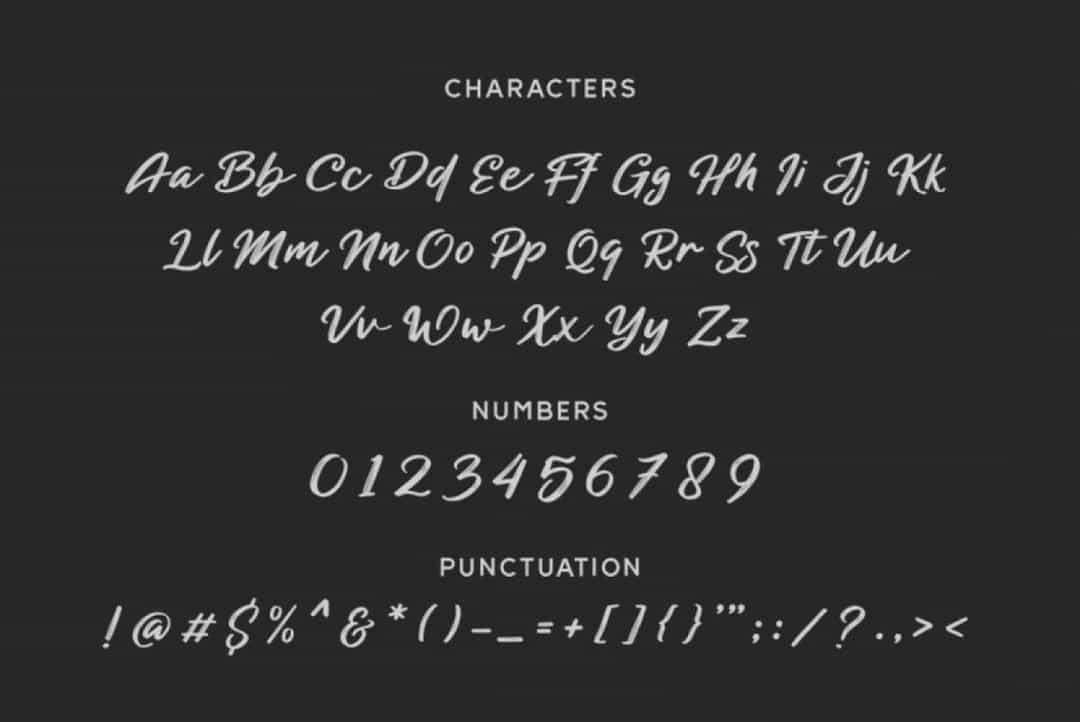 Blackened Font Image 3