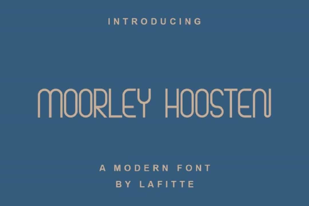 Moorley Hoosten Font Image 1