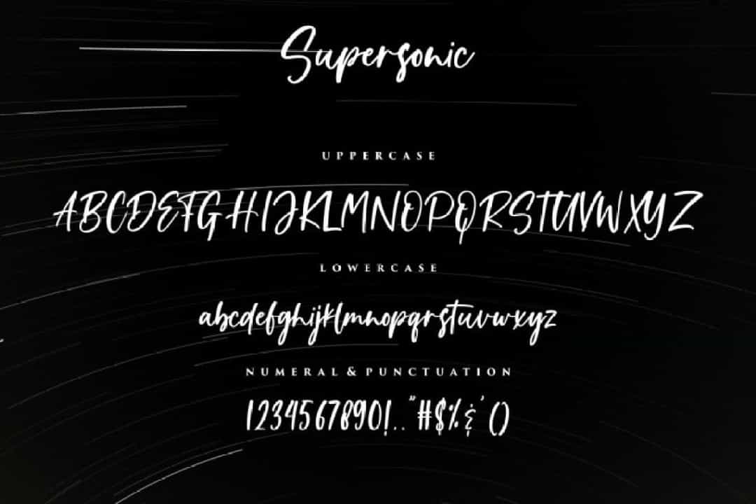 Supersonic Font Image 3