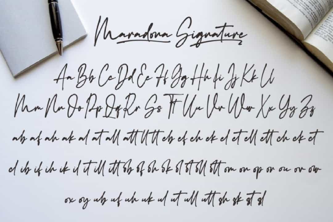 Maradona Font Image 3