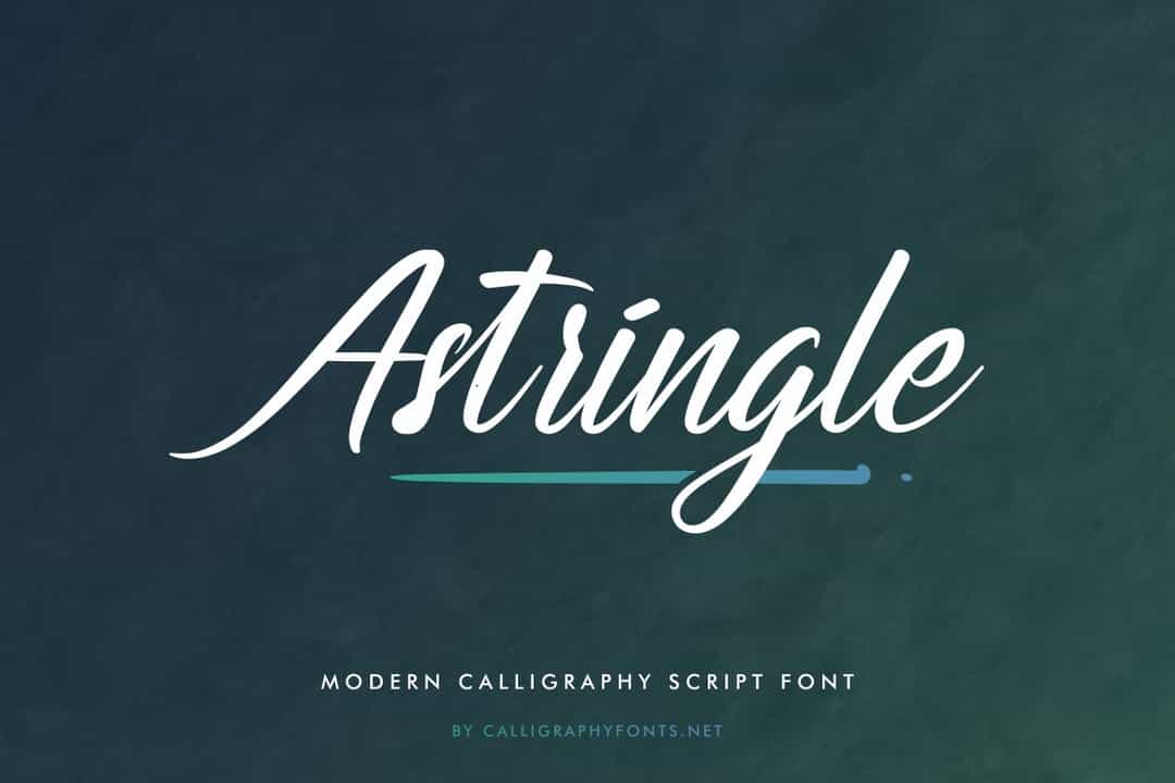Astringle Font Image 1