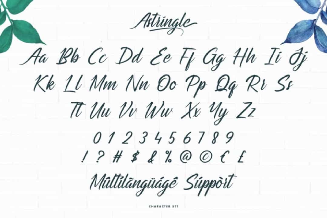 Astringle Font Image 3