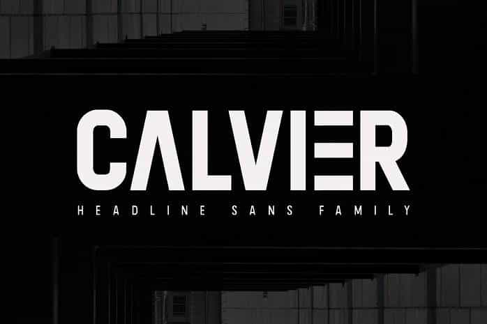 Calvier Sans Font Family Image 1