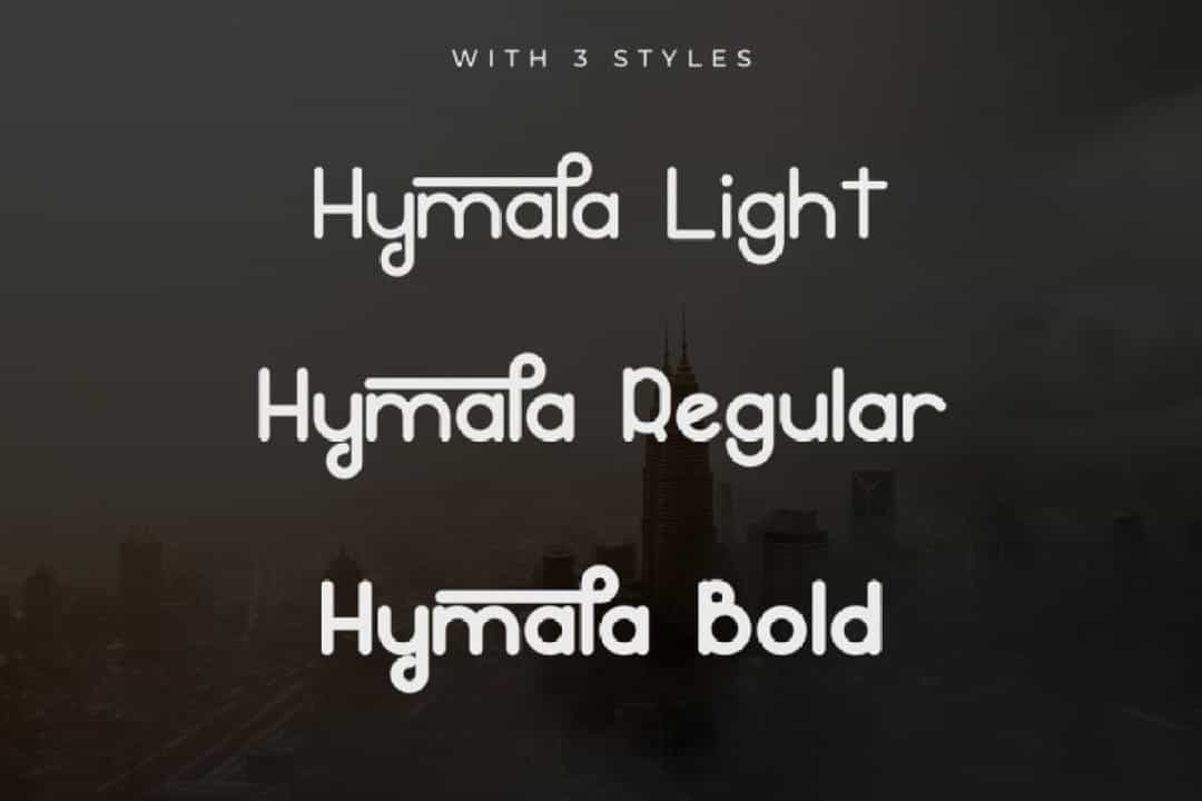 Hymala Font Image 2