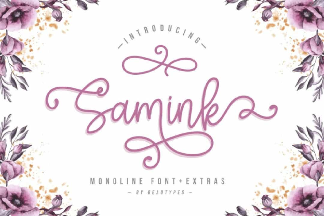 Samink Font Image 1