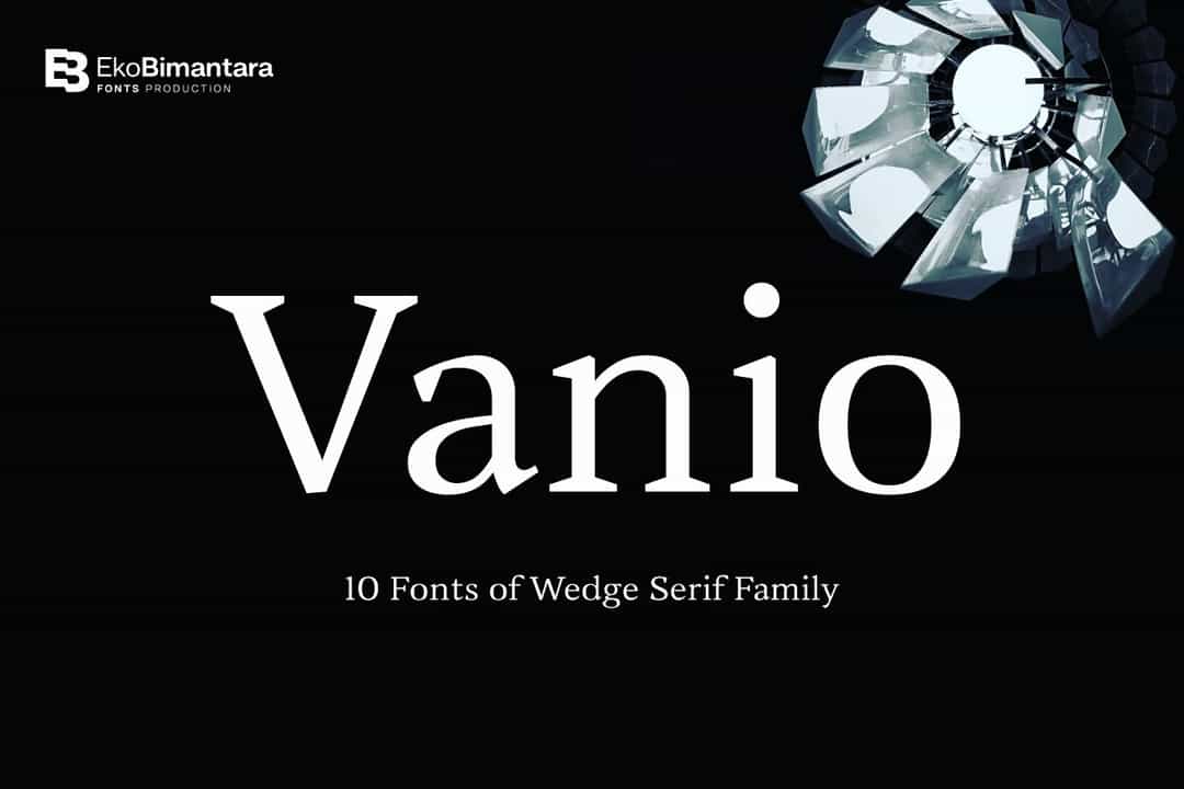Vanio Font Image 1