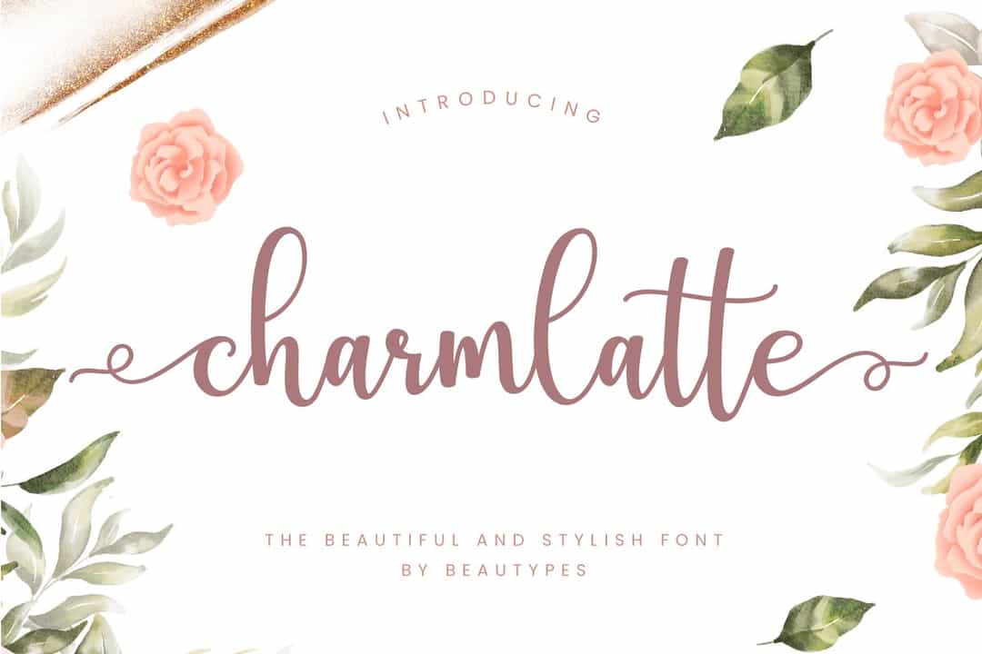 Charmlatte Font Image 1