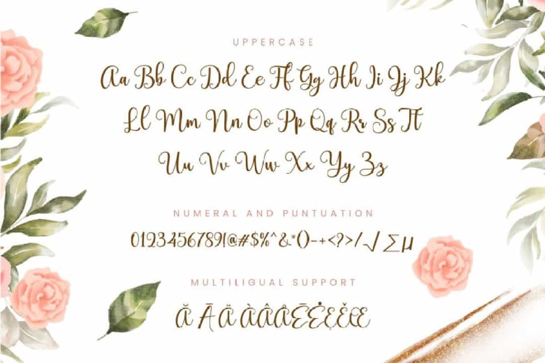 Charmlatte Font Image 3