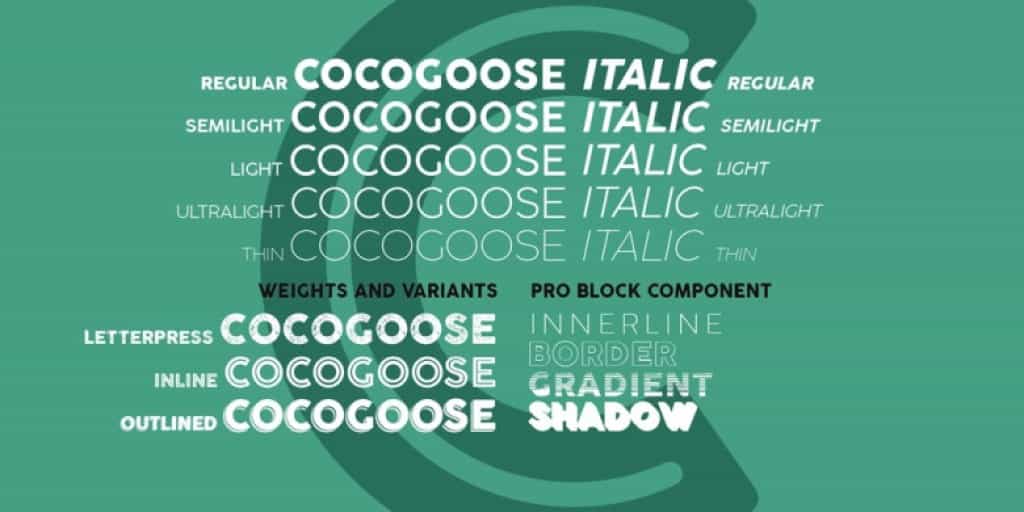Cocogoose Pro Font Image 3