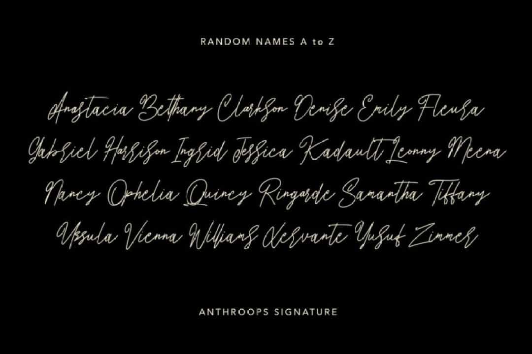Anthroops Font Image 2