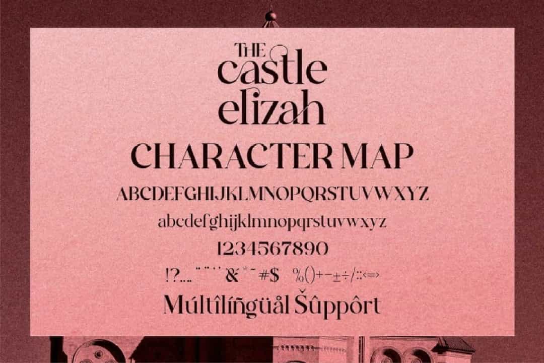 The Castle Elizah Font Image 2