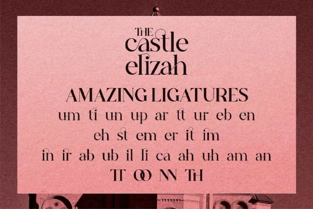 The Castle Elizah Font Image 3