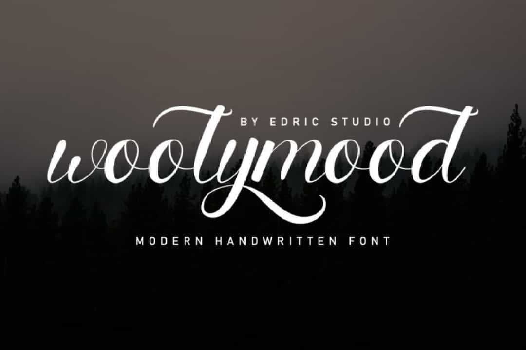 Woolymood Font Image 1