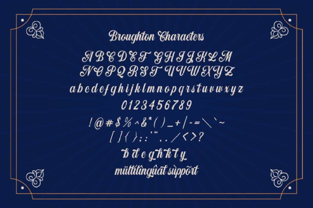 Broughton Font Image 3
