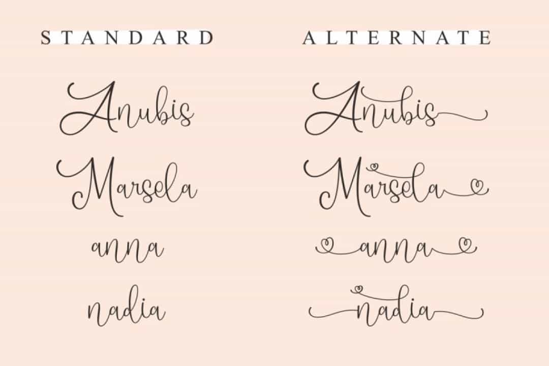 Aisha Font Image 3