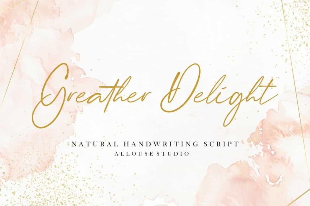 Greather Delight Font Image 1