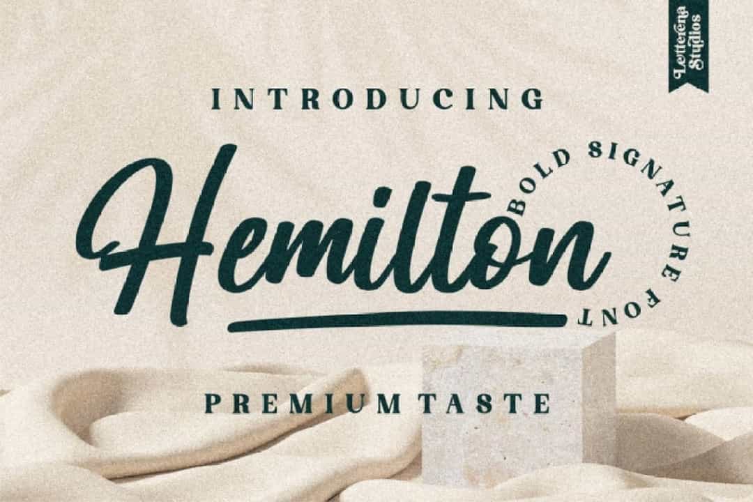 Hemilton Font Image 1