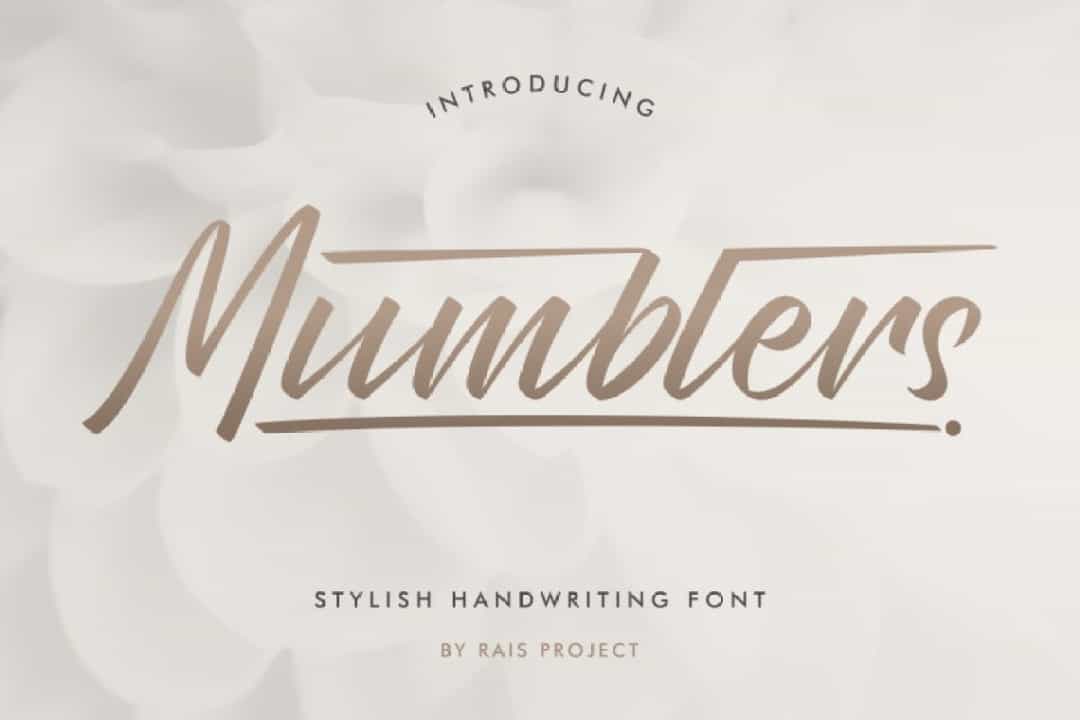 Mumblers Font Image 1