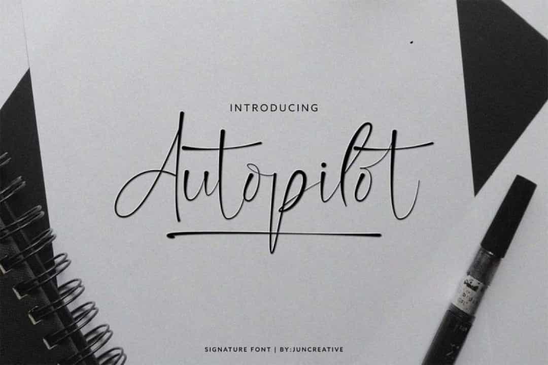 Autopilot Font Image 1