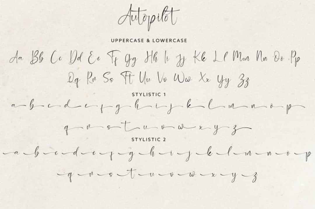 Autopilot Font Image 3