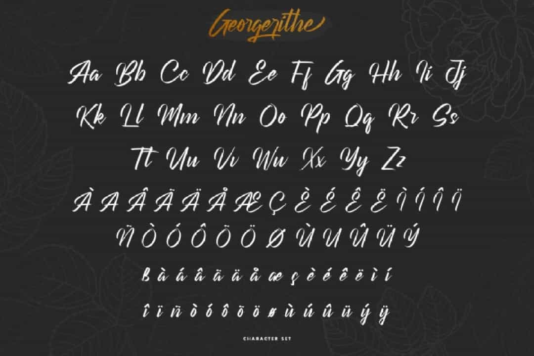 Georgerithe Font Image 3