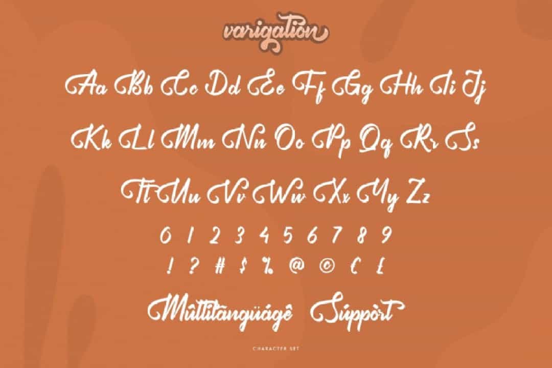 Varigation Font Image 3