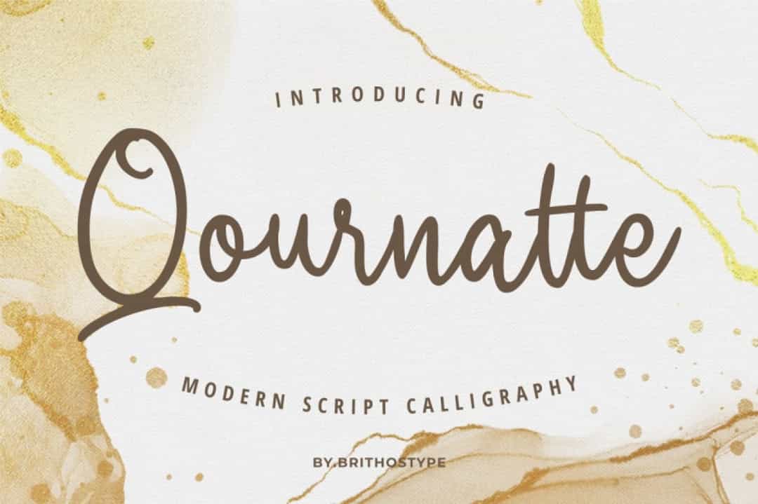 Qournatte Font Image 1