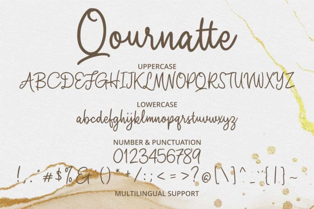 Qournatte Font Image 3
