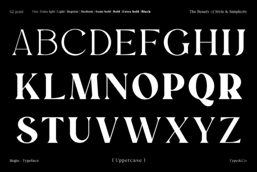Regis Typeface Image 2