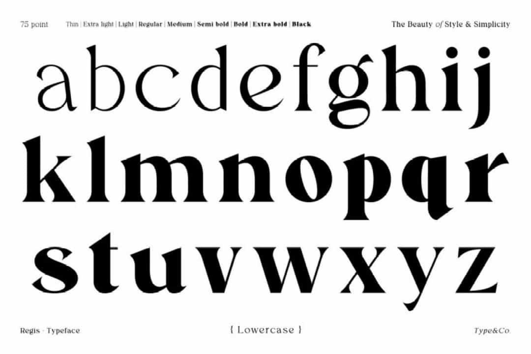 Regis Typeface Image 3