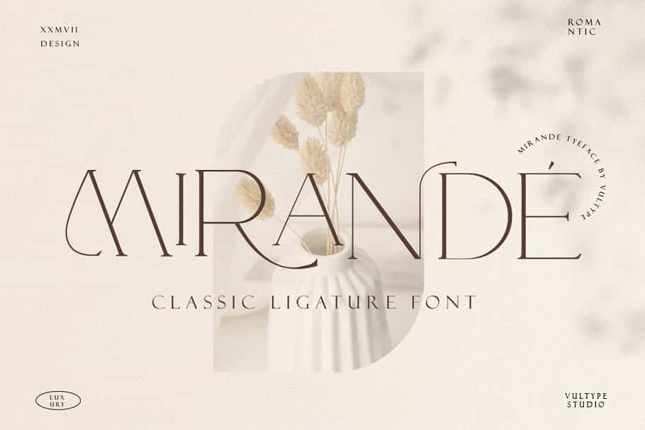 Mirande Font Image 1